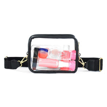 Cargar imagen en el visor de la galería, Clear Square Stadium Sling Bag Crossbody Strap
