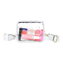 Cargar imagen en el visor de la galería, Clear Square Stadium Sling Bag Crossbody Strap
