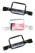 Cargar imagen en el visor de la galería, Clear Square Stadium Sling Bag Crossbody Strap
