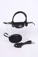 Cargar imagen en el visor de la galería, Convertible Clear Mini Tote Bag Set
