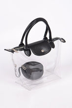 Cargar imagen en el visor de la galería, Convertible Clear Mini Tote Bag Set
