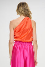Load image into Gallery viewer, Silky Satin One Shoulder Ruched To
