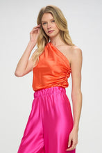 Load image into Gallery viewer, Silky Satin One Shoulder Ruched To
