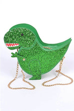 Cargar imagen en el visor de la galería, Glitter Dinosaur Iconic Swing Bag
