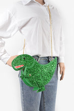 Cargar imagen en el visor de la galería, Glitter Dinosaur Iconic Swing Bag

