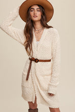 Cargar imagen en el visor de la galería, Popcorn Open Knit Cardigan Sweater
