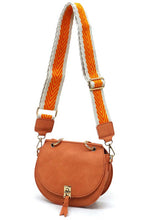 Cargar imagen en el visor de la galería, Fashion Flap Saddle Satchel Crossbody Bag
