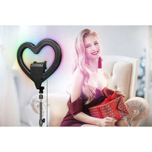 Load image into Gallery viewer, Supersonic PRO Live Stream 10in Heart Ring Light
