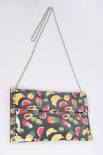 Cargar imagen en el visor de la galería, Mix Fruit Print Iconic Envelope Clutch Bag
