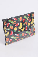 Cargar imagen en el visor de la galería, Mix Fruit Print Iconic Envelope Clutch Bag
