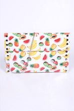 Cargar imagen en el visor de la galería, Mix Fruit Print Iconic Envelope Clutch Bag

