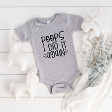 Cargar imagen en el visor de la galería, Poops I Did It Again Baby Onesie
