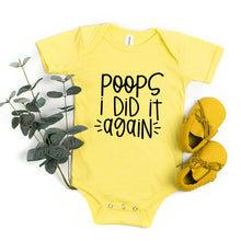 Cargar imagen en el visor de la galería, Poops I Did It Again Baby Onesie
