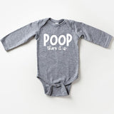 Poop There It Is Baby Long Sleeve Onesie