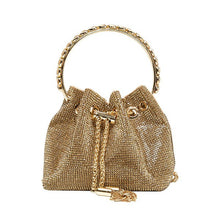 Cargar imagen en el visor de la galería, Chic Design Mini Bucket Bag diamond Sling Purse
