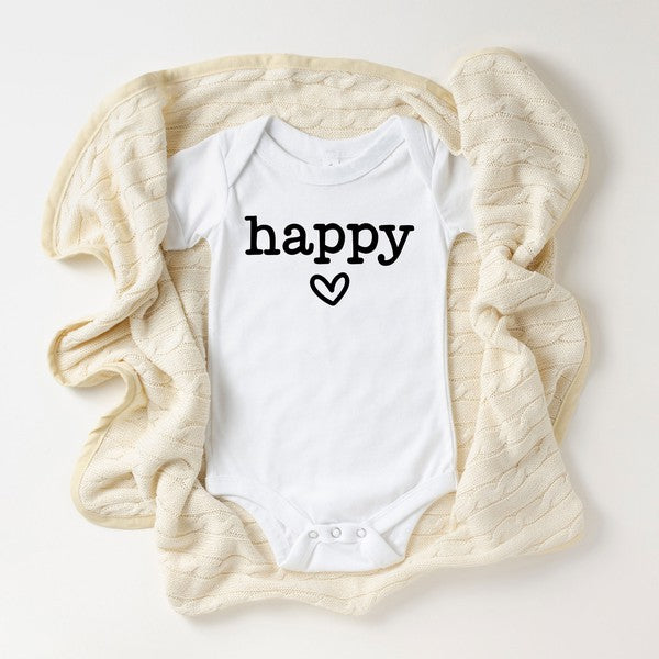 Happy Heart Baby Onesie