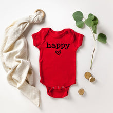 Load image into Gallery viewer, Happy Heart Baby Onesie
