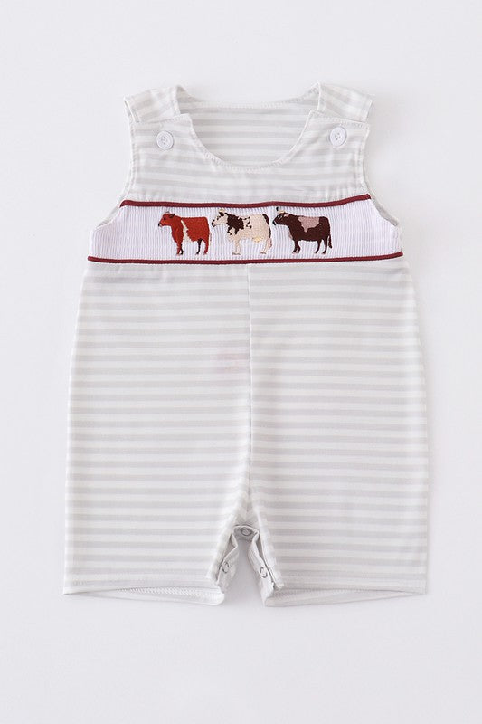 Cow smocked boy jonjon
