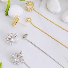 Load image into Gallery viewer, Edelweiss Backdrop Earrings
