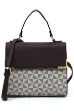Cargar imagen en el visor de la galería, PM Monogram Top Handle Satchel
