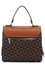 Cargar imagen en el visor de la galería, PM Monogram Top Handle Satchel
