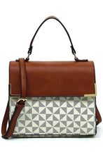 Cargar imagen en el visor de la galería, PM Monogram Top Handle Satchel

