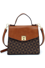 Cargar imagen en el visor de la galería, PM Monogram Twist Lock Flap Satchel
