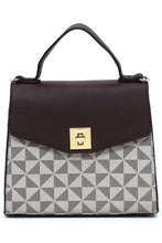 Cargar imagen en el visor de la galería, PM Monogram Twist Lock Flap Satchel
