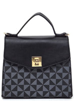 Cargar imagen en el visor de la galería, PM Monogram Twist Lock Flap Satchel
