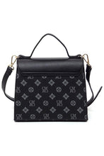 Cargar imagen en el visor de la galería, CM Monogram Twist Lock Flap Satchel
