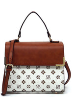 Cargar imagen en el visor de la galería, CM Monogram Top Handle Satchel
