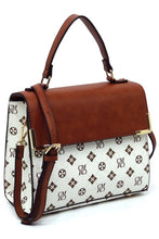 Cargar imagen en el visor de la galería, CM Monogram Top Handle Satchel
