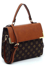 Cargar imagen en el visor de la galería, CM Monogram Top Handle Satchel
