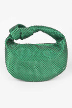 Cargar imagen en el visor de la galería, Tonal Studded Knotted Soft Clutch
