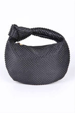Cargar imagen en el visor de la galería, Tonal Studded Knotted Soft Clutch
