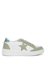 Load image into Gallery viewer, Perry Glitter Detail Star Sneakers
