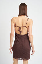 Load image into Gallery viewer, SPAGHETTI STRAP RUCHED BUST MINI DRESS
