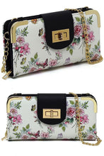 Cargar imagen en el visor de la galería, Fashion Turn Lock Crossbody Wallet
