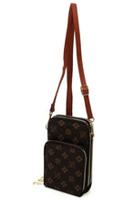 Load image into Gallery viewer, Monogrammed Crossbody Bag Cell Phone Purse
