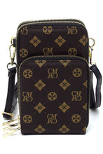 Load image into Gallery viewer, Monogrammed Crossbody Bag Cell Phone Purse
