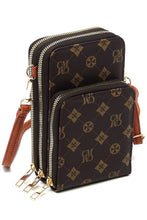Load image into Gallery viewer, Monogrammed Crossbody Bag Cell Phone Purse
