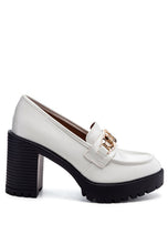 Cargar imagen en el visor de la galería, Sachs Block Heeled Chunky Loafers
