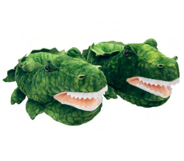 Alligator Hugs - Kids' Cute Plush Animal Slippers