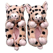 Load image into Gallery viewer, Pig Belly Hugs - Kids&#39; Cute Plush Animal Slippers
