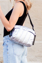 Load image into Gallery viewer, River Metallic Puffer Crossbody
