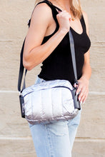 Load image into Gallery viewer, River Metallic Puffer Crossbody
