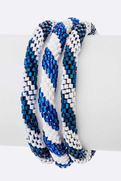 Team Color Nepal Roll On Bracelet Set