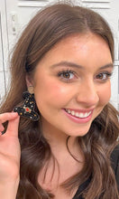 Load image into Gallery viewer, Black Witches Hat Earrings
