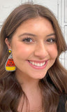 Trick or Treat Candy Corn Earrings