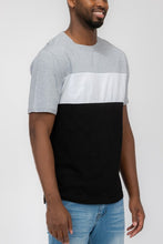 Load image into Gallery viewer, COLOR BLOCK SHORT SLEEVE TSHIRT
